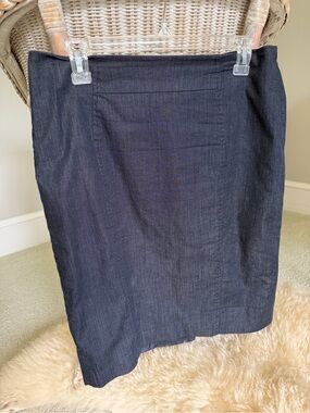 Classic Blue lightweight denim Pencil Skirt